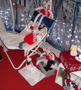 Santa's helpers - some much busier than others!