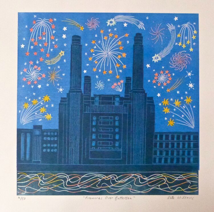 Fireworks Over Battersea