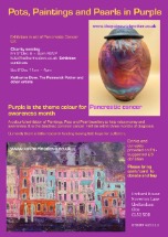 Pots, Paintings and Pearls in Purple