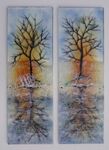 'Winter Reflections' Boat Door Panels