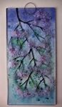 'Blue Cherry Blossom', Wall Plaque, £47