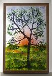 'Sunset with Cow Parsley' Picture, SOLD