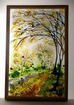 'Autumn on the Towpath' Picture, SOLD