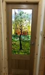 'Tree at Sunset' Door Panel