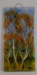 'Autumn Birch' Wall Plaque, SOLD