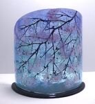 'Blue Cherry Blossom' Sculpture, SOLD