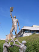 Detail of Bartley Green Sculpture
