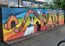 Reception, Year 1 and Year 2 Mural. Theme, 'Be Safe Be Happy'
