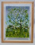 'Summer Cow Parsley' Picture, in the 'Glorious Glass' Exhibition Aylesbury