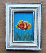 Red/Yellow Poppy Textured 2