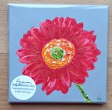 Textured Flower - Red