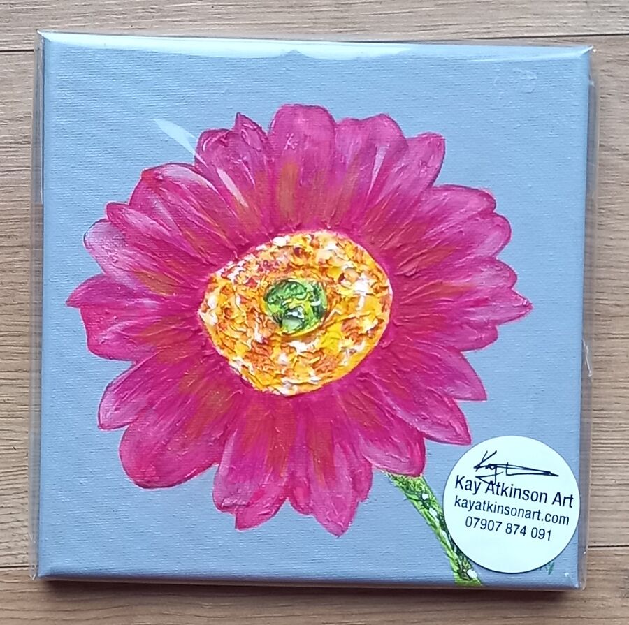 Textured Flower - Magenta