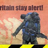Stay Alert postcard
