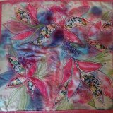 Combining dyed and commercial materials