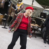 VE Day celebration at the Old Bell Inn, Delph