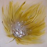 'Olive Green Breeze Floral'