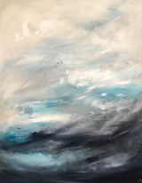 'Breaking Waves' 30"x24" £95 waves wall art