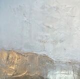 SALE! 'Gold Edge' 76x76cm £70 gold canvas art