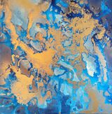 'Quantum Blues' 36"x36" £255 (One-off original)