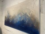 SALE! 'Gold Lines' 102x102cm £165