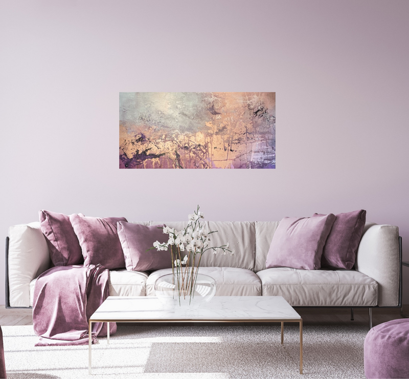 Purple experiment sofa