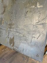 'Experiment - Gold/soft greys' 76x76cm £125