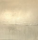 'Shimmer' 60x60cm £75 A Silver and grey canvas