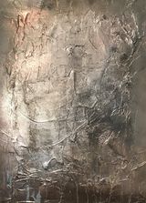 ‘Crag’ 102x75cm £145 Copper textured canvas