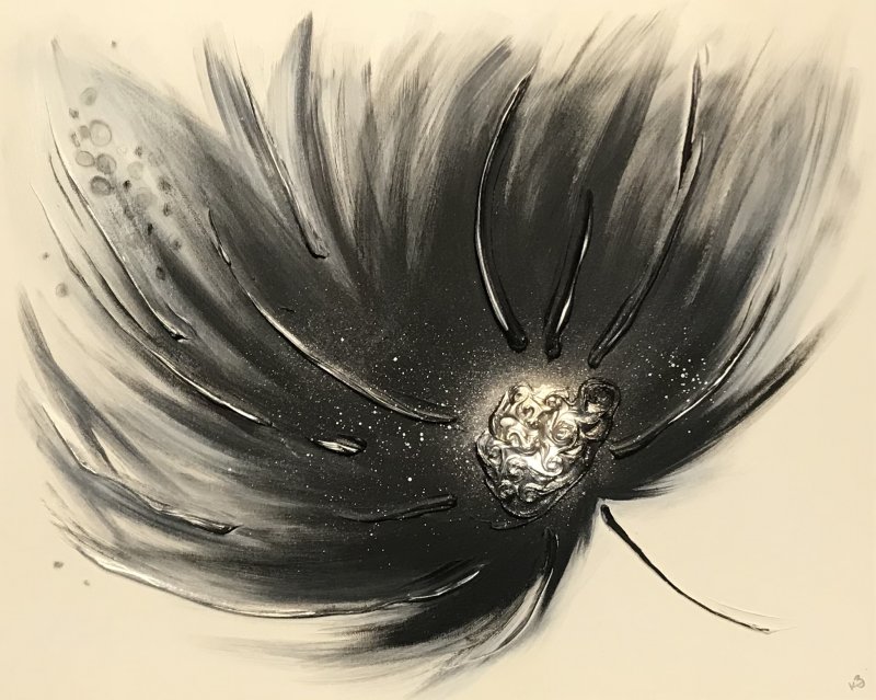 'Whisper - Black' 30"x24" REDUCED £55