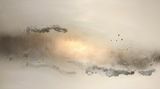 ‘Drift’ 150x92cm £250 Gold canvas