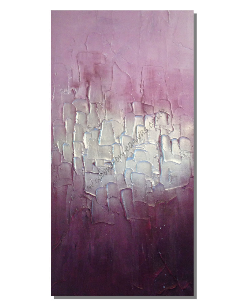 'Plum/Purple Silver Full Textured'