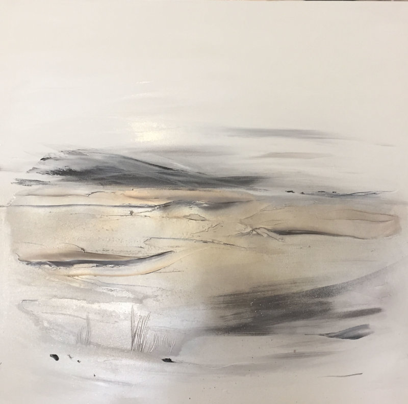 'Water's Edge 2 - Champagne/Gold/Greys'