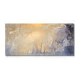 'Experiment 19 - Navy & Gold' 150x76cm £220 blue and gold canvas art