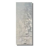 'Etched - Creams/Silver' 102x40cm £95 Creams and silver canvas