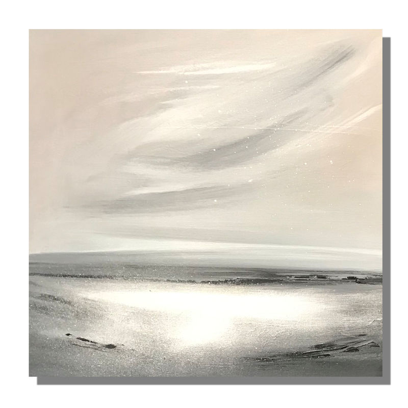 grey and silver canvas