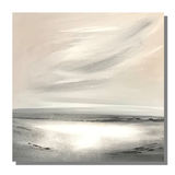 'Storm - Greys/Silver' 40x40cm £45 grey and silver canvas