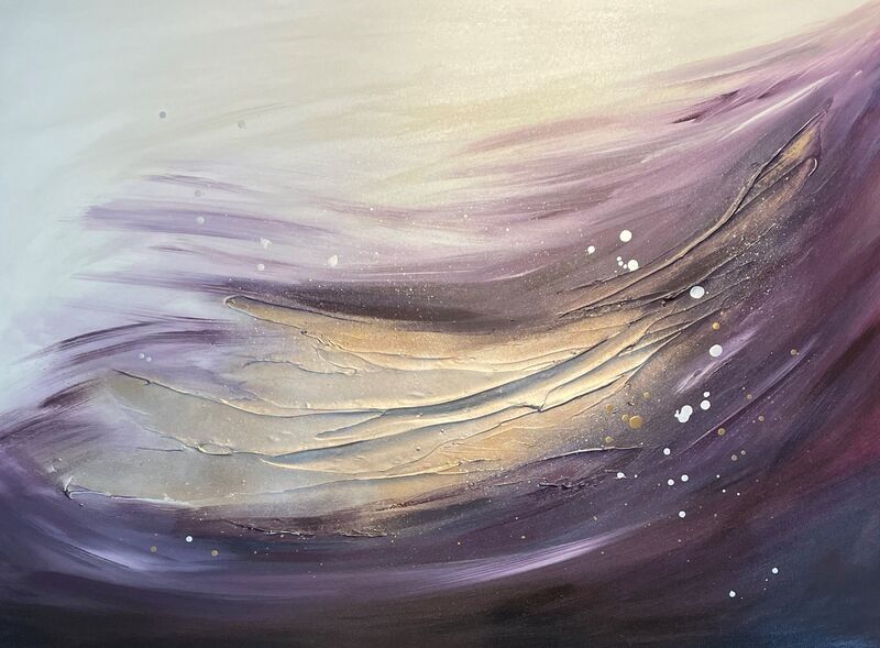SALE! 'Berry Blend Champagne' 122x92cm £150