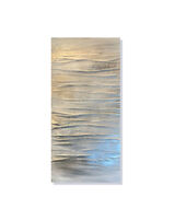 SALE! 'Frosted Glaze Silver/Soft Greys' 100x50cm £110