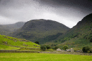 Clouds over Seathwaite Fell