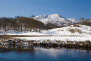 Wetherlam across the River Brathay