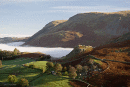 Autumn mist over Howtown, Ullswater