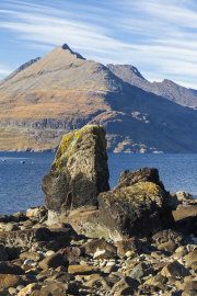 KW-SH-17-27 Cuillin Hills across Loch Scavaig from Elgol Isle of Skye