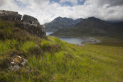 KW-SH-17-4 Cuillin Hills across Loch Scavaig Isle of Skye
