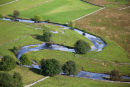 The Wharfe meanders along Wharfedale