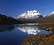 Liathach reflected in Loch Clair, Torridon
