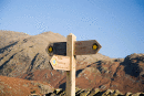 Footpath sign