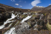 Waterfalls along Gleann nam Fiadh, Glen Affric