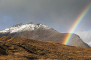 Rainbow over Beinn Alligin, Torridon