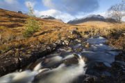 Waterfalls on Abhainn Coire Mhic Nobuil, Torridon