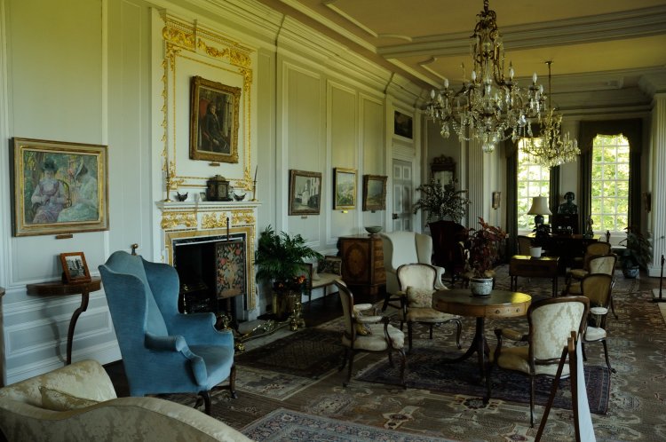 The White Drawing Room in Burton Agnes Hall